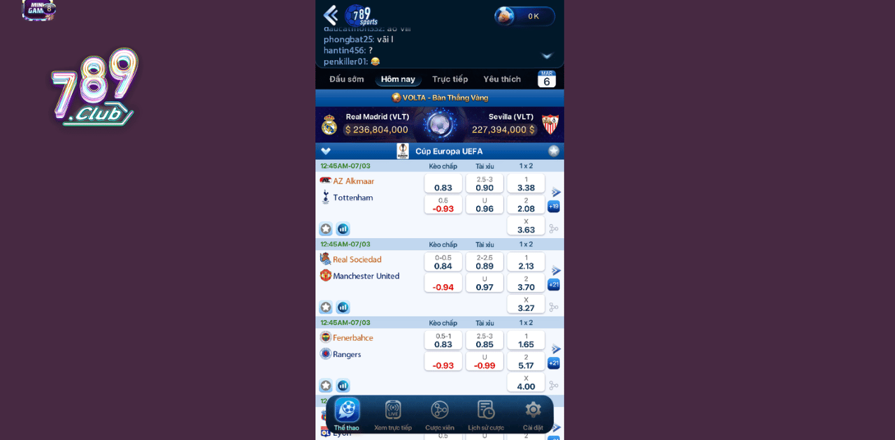 Giới Thiệu 789club . GAME BÀI HÀNG ĐẦU CHÂU Á TOP 1 7 Sảnh Thể Thao 789club - Cá Cược Bóng Đá Lô Xiên, Kèo Chấp Hấp Dẫn